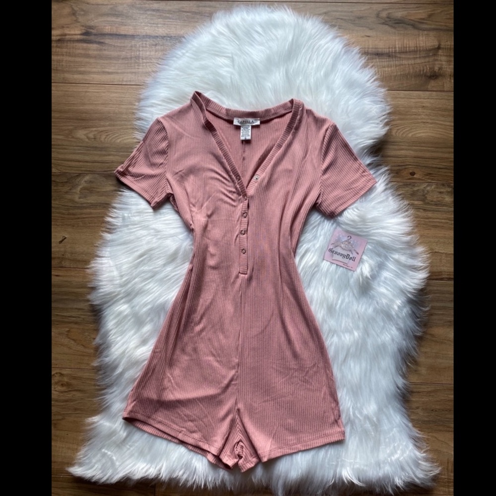 “Button-Me-Down” Romper